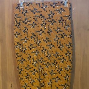 Lularoe Cassie yellow and blue bird